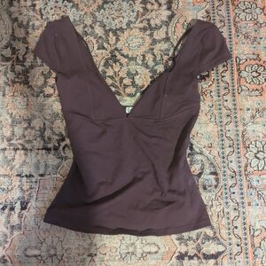 Free people purple shirt
